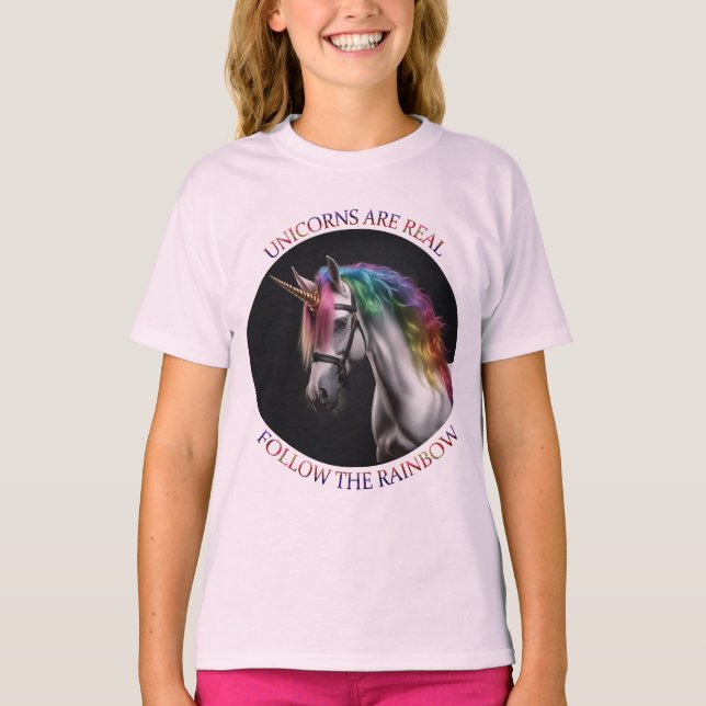 Unicorns are real T-Shirt (Front)