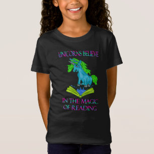 Unicorns Believe In The Magic of Reading T-Shirt
