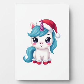 Unicorns Christmas_Santa Claus Unicorn Tank Top (3 Plaque