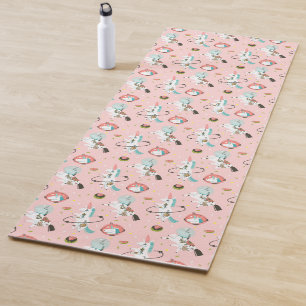 Unicorns In Space Pattern Yoga Mat