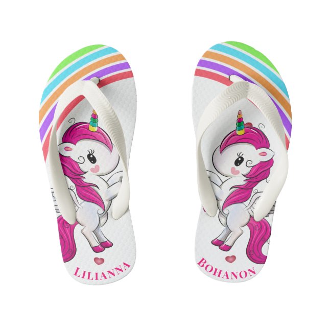 Unicorns Kid's Jandals (Footbed)