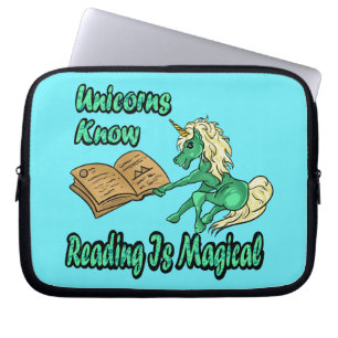 Unicorns Know Reading Is Magical Book Sleeve
