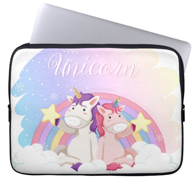 Unicorns Laptop Sleeve (Front)