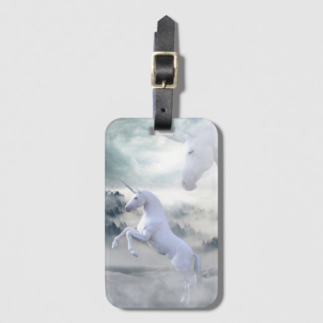 Unicorns Luggage Tag (Front Vertical)