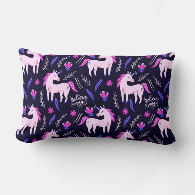 Unicorns Lumbar Cushion (Front)