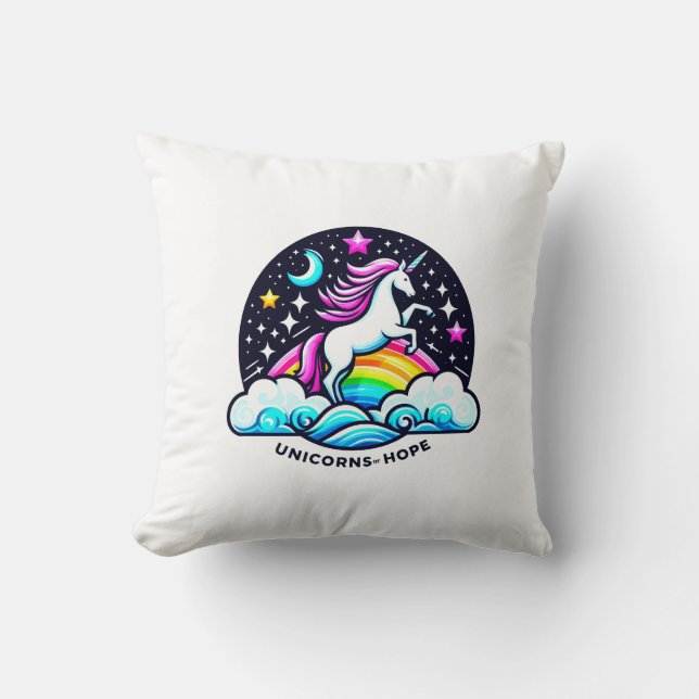 Unicorns of Hope Cushion (Front)