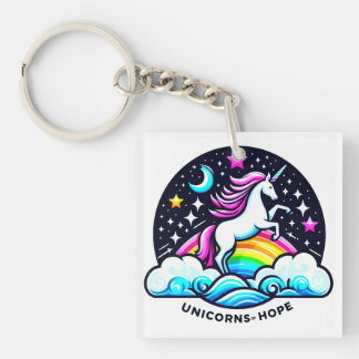Unicorns of Hope Key Ring