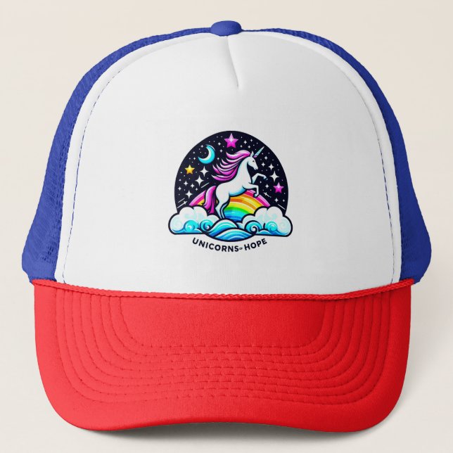 Unicorns of Hope Trucker Hat (Front)