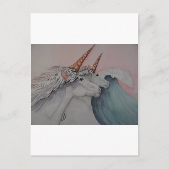 unicorns of the sea postcard (Front)