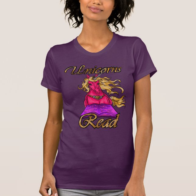 Unicorns Read T-Shirt (Front)
