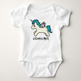 Unicorns Rock [Blue] Infant Creeper