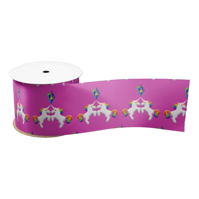 Unicorns Satin Ribbon (Spool)