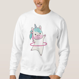 Unicorns The Hullern Sports Pink Unicorn Funny Sweatshirt