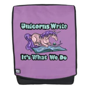 Unicorns Write - It's What We Do BackPack