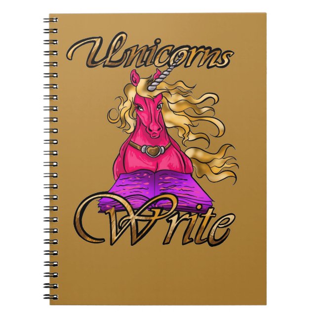 Unicorns Write Notebook (Front)
