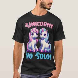 UNICORNWINS unicornes no solo family T-Shirt