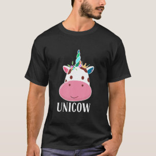 Unicow Funny Cow Lover Gifts Cute Cow Outfit Cow G T-Shirt