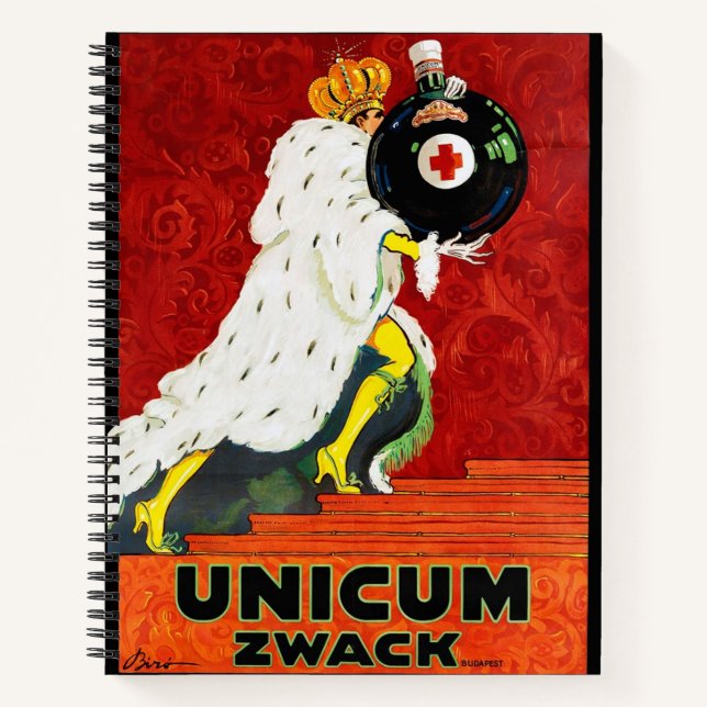 Unicum Zwack Notebook (Front)