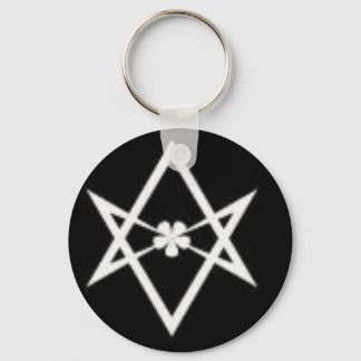 unicursal hexagram key ring