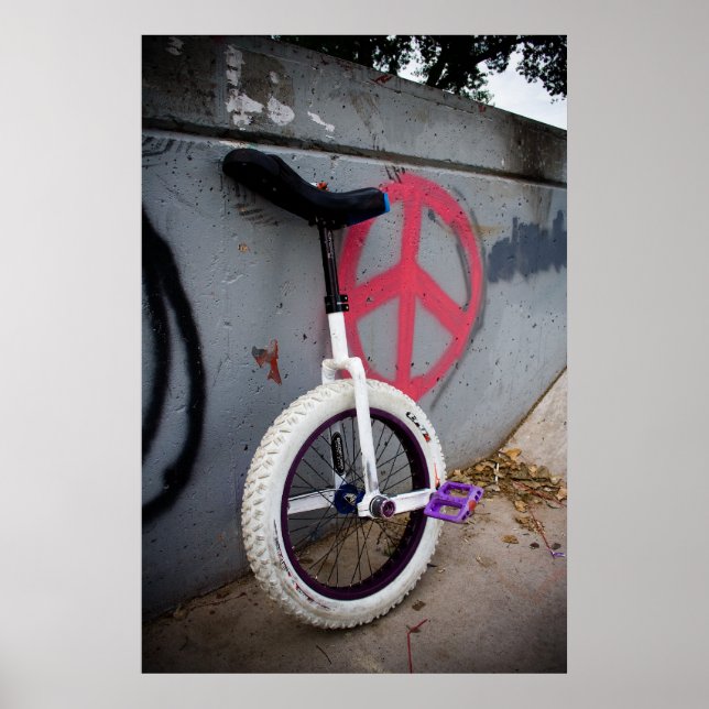 Unicycle for Peace Poster (Front)