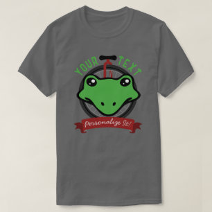 Unicycle Frog Graphic T-Shirt