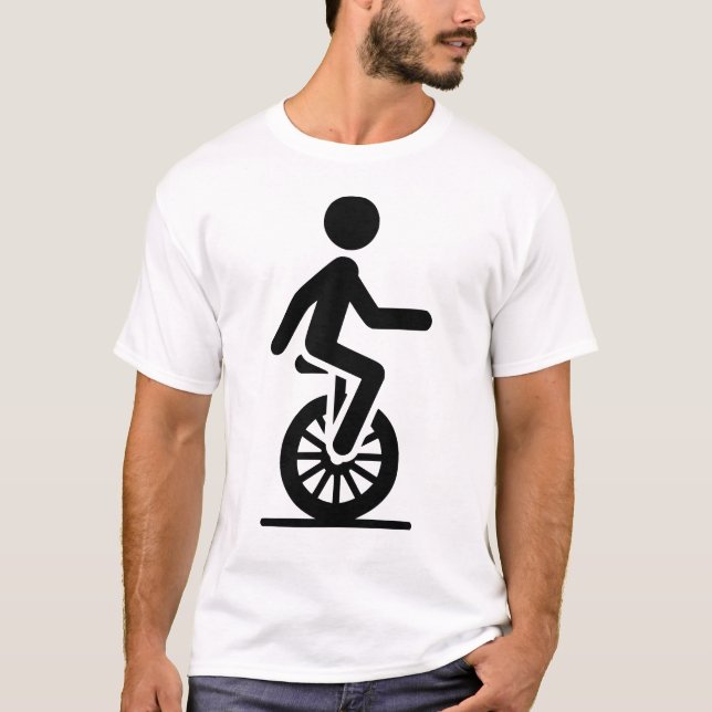 Unicycle Icon T-Shirt (Front)