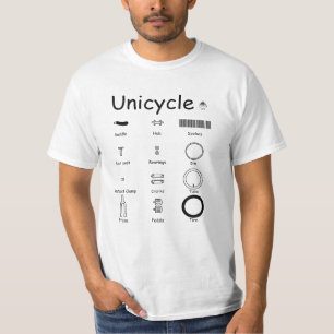 Unicycle parts T-Shirt