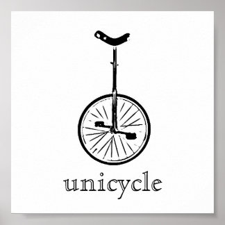 unicycle poster