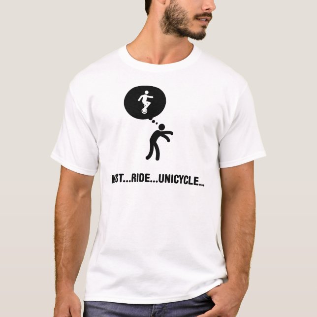 Unicycle Riding T-Shirt (Front)