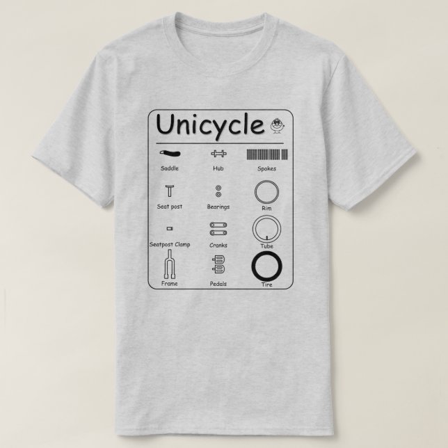 Unicycle T-Shirt (Design Front)