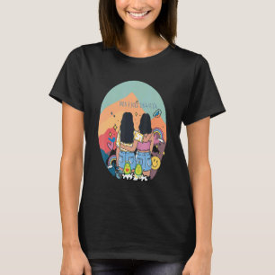Un'idea simpatico abbraccio per amante del amicizi T-Shirt