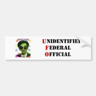 Unidentified Federal Official Bumper Sticker