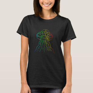 Unidentified Flying Object Colourful Ufo Alien T-Shirt