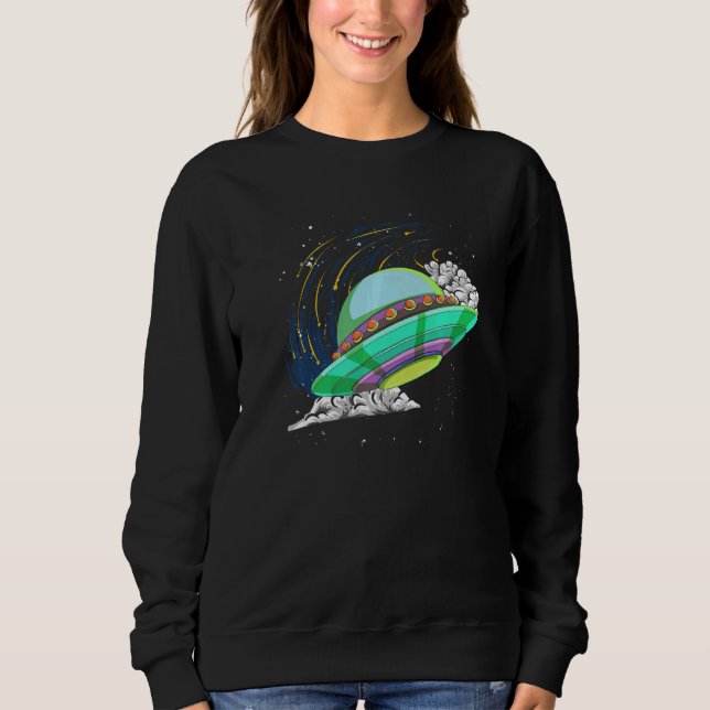Unidentified Flying Object Science Fiction Ufo Bel Sweatshirt (Front)