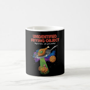 Unidentified Frying Object Funny Alien UFO Turkey Coffee Mug