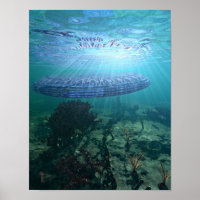 Unidentified Submerged Object  11" x 14" Art Print