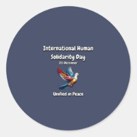 Unified in Peace. Human Solidarity Day.