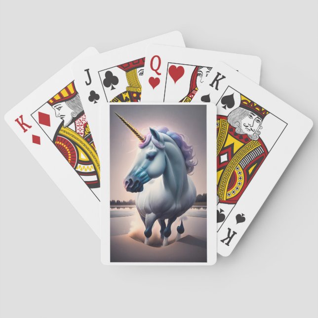 Uniform Illusion Pulse - Unicorn Playing Cards (Back)