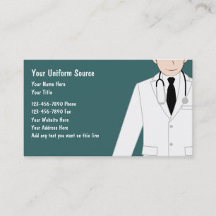 Uniform Supplies Business Cards