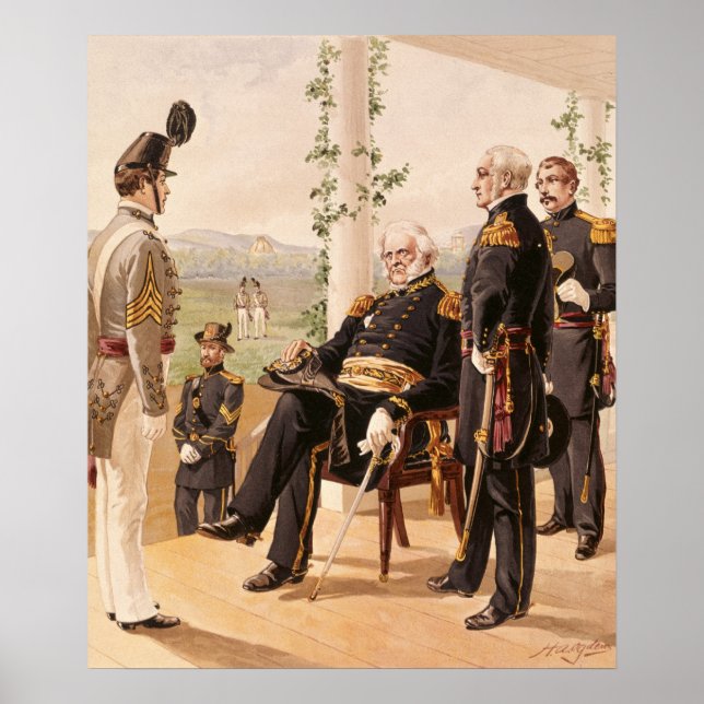 Uniforms of the American army Poster (Front)