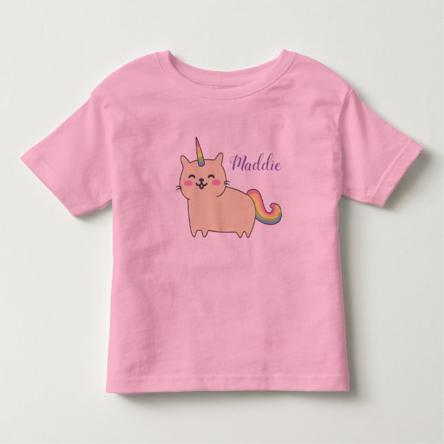 Unikitty Unicorn  Personalised Sweatshirt Toddler T-Shirt (Front)