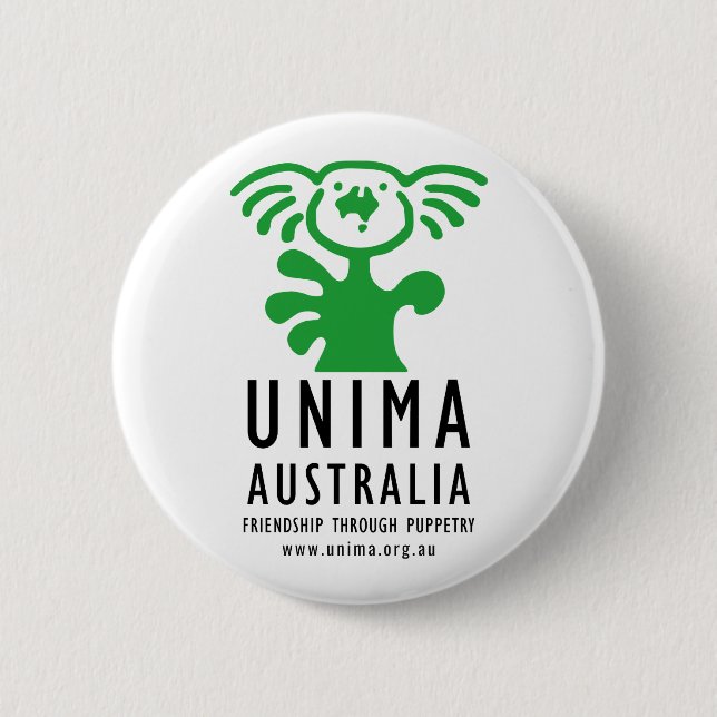 UNIMA Australia Badge WHITE (Front)