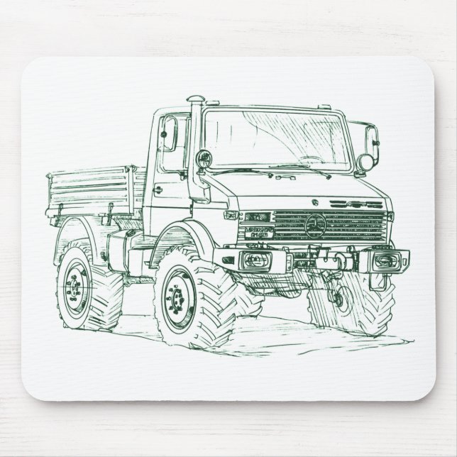 Unimog 2100 mouse pad (Front)
