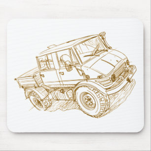 Unimog 421 Doka Mouse Pad