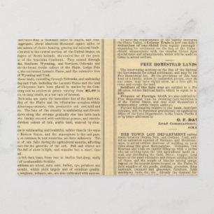 Union and Central Pacific Railroad Lines Postcard