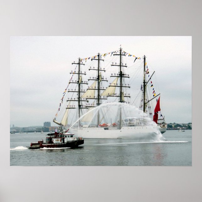 Union and fire boat poster (Front)