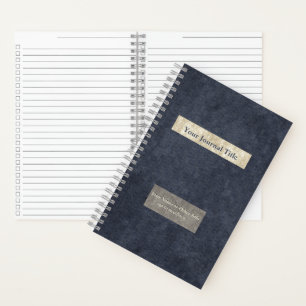 Union Blue, Ivory and Grey - Personalised Notebook