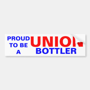 UNION BOTTLER BUMPER STICKER