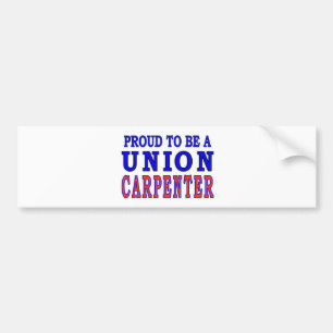 UNION CARPENTER BUMPER STICKER