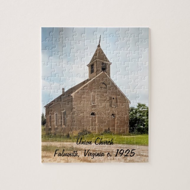 Union Church, Falmouth, Virginia c. 1925 Jigsaw Puzzle (Vertical)